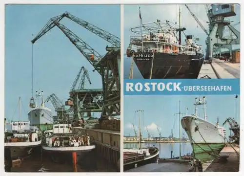 [Ansichtskarte] GERMANY - Rostock - Überseehafen. 