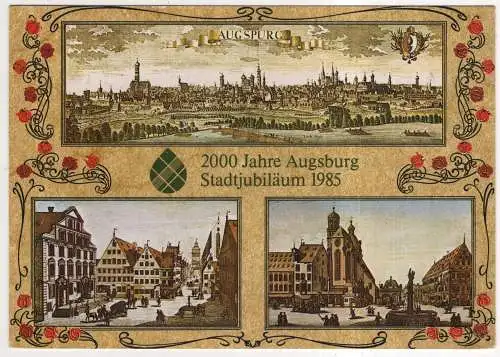 [Ansichtskarte] GERMANY - Augsburg - 2000 Jahre Augsburg Stadtjubiläum 1985. 