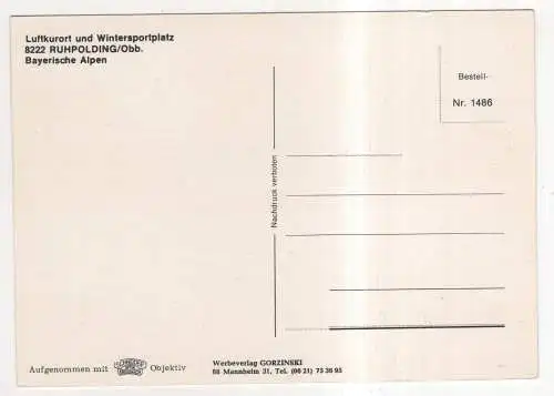 [Ansichtskarte] GERMANY - Ruhpolding / Obb. - Drachenfliegen. 