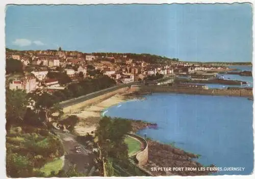 [Ansichtskarte] GUERNSEY - St. Peter Port from Les Terres. 