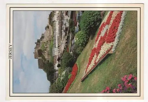 [Ansichtskarte] JERSEY - Gorey - Mont Orgueil Castle and Gardens. 