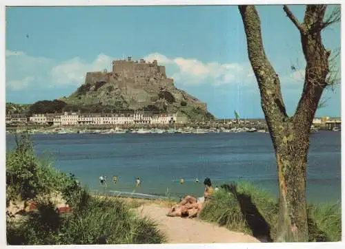 [Ansichtskarte] JERSEY - Gorey - Mont Orgueil Castle and Gardens. 