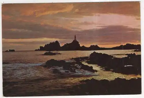 [Ansichtskarte] JERSEY - Sunset at la Corbière. 