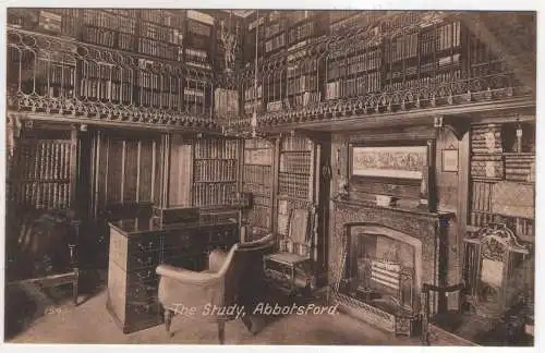 [Ansichtskarte] SCOTLAND - Abbotsford - The Study. 