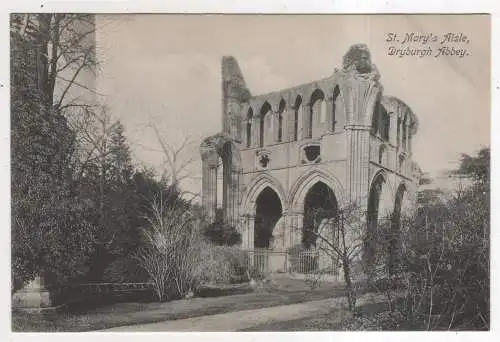 [Ansichtskarte] SCOTLAND - Dryburgh Abbey - St. Mary's Aisle. 