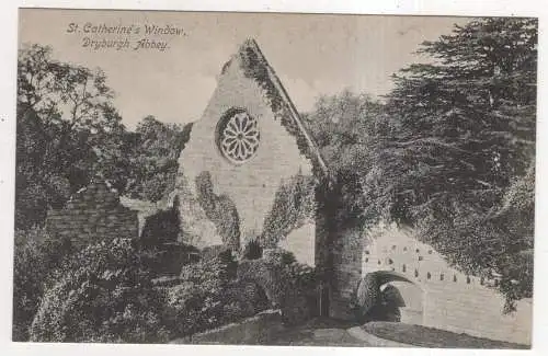 [Ansichtskarte] SCOTLAND - Dryburgh Abbey - St. Catherine's Window. 