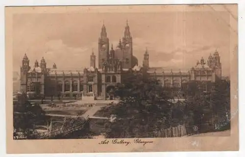 [Ansichtskarte] SCOTLAND - Glasgow - Art Gallery. 