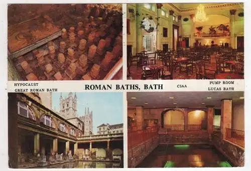 [Ansichtskarte] ENGLAND - Bath - Roman Baths. 