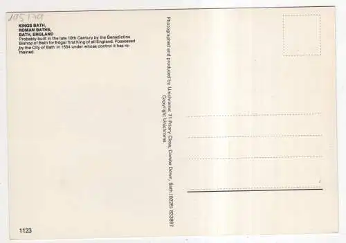 [Ansichtskarte] ENGLAND - Bath - Kings Bath. 
