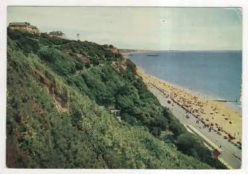 [Ansichtskarte] ENGLAND - Bounemouth - Zhe Zig-Zag Path and East Beach. 