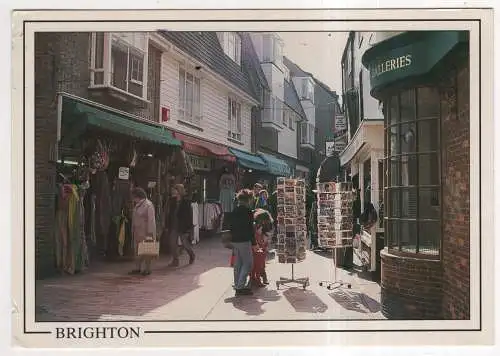 [Ansichtskarte] ENGLAND - Brighton - The Lanes. 