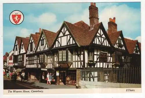 [Ansichtskarte] ENGLAND - Canterbury - The Weavers House. 