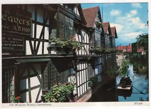 [Ansichtskarte] ENGLAND - Canterbury - The Weavers House. 