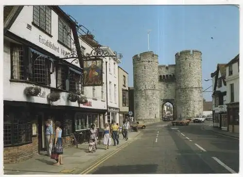 [Ansichtskarte] ENGLAND - Canterbury - Westgate and Falstaff Hotel. 