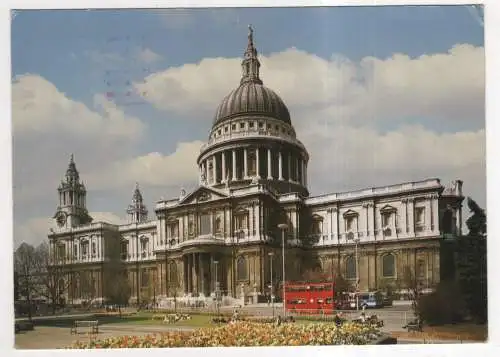 [Ansichtskarte] ENGLAND - London -  St. Paul's Cathedral. 