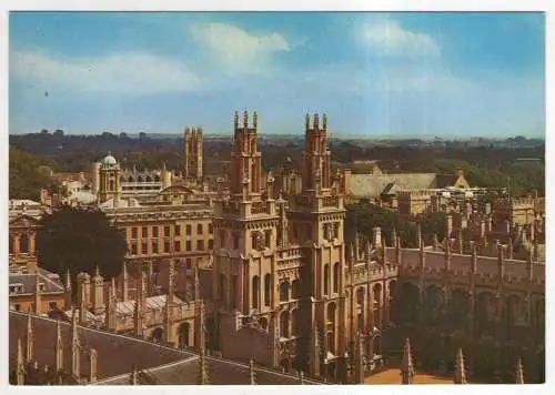 [Ansichtskarte] ENGLAND - Oxford - All Souls College - The Hawksmoor Towers and Skyline. 