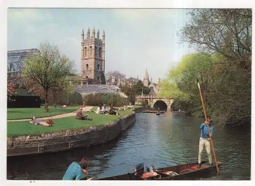 [Ansichtskarte] ENGLAND - Oxford - Magdalen Tower and Bridge. 