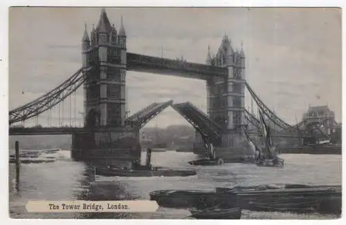 [Ansichtskarte] ENGLAND - London - The Tower Bridge. 