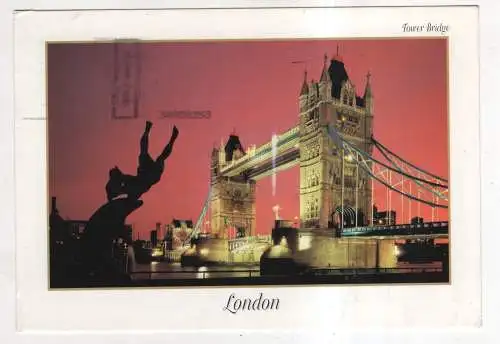 [Ansichtskarte] ENGLAND - London - Tower Bridge from the Wharf. 