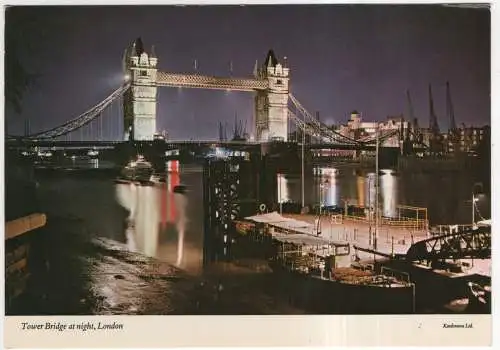 [Ansichtskarte] ENGLAND - London - Tower Bridge from the Wharf. 