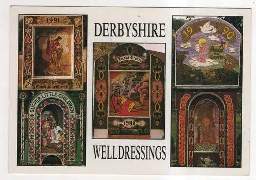 [Ansichtskarte] ENGLAND - Derbyshire - Welldressings. 