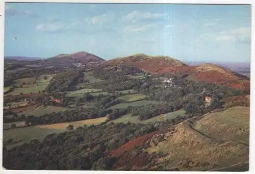 [Ansichtskarte] ENGLAND - The Malvern Hills from British Camp, Herefordshire and Worcestershire. 