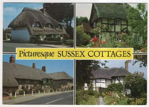 [Ansichtskarte] ENGLAND - Sussex Cottages. 