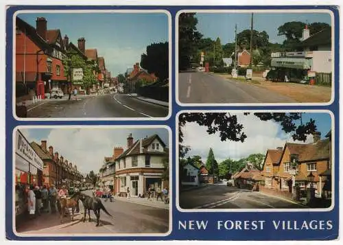 [Ansichtskarte] ENGLAND - New Forest Villages. 