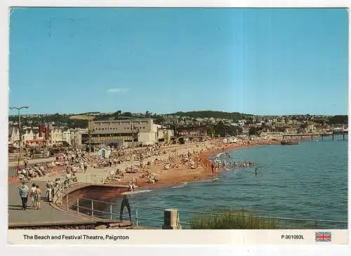 [Ansichtskarte] ENGLAND - Paignton - The Beach and Festival Theatre. 