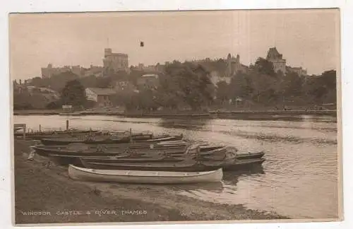 [Ansichtskarte] ENGLAND - Windsor - Castle & River Thames. 