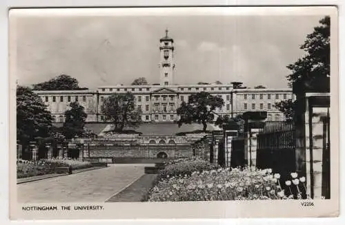 [Ansichtskarte] ENGLAND - Nottingham - The University. 