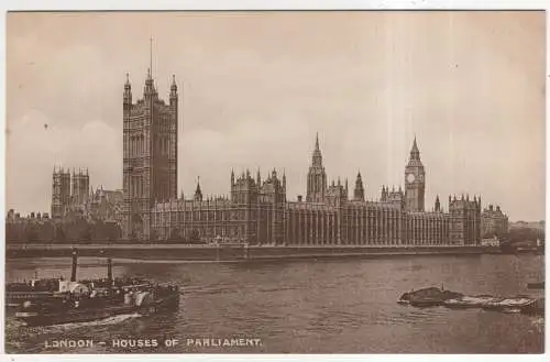 [Ansichtskarte] ENGLAND - London - Houses of Parliament. 