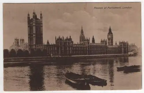 [Ansichtskarte] ENGLAND - London - Houses of Parliament. 