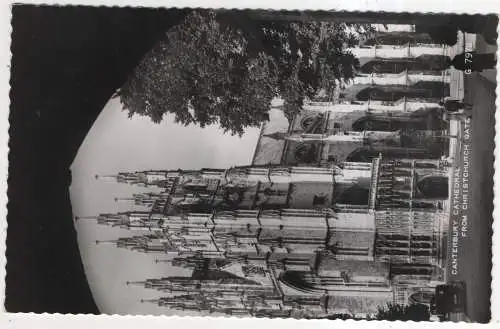 [Ansichtskarte] ENGLAND - Canterbury Cathedral from Christchurch Gate. 