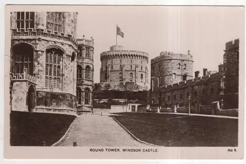 [Ansichtskarte] ENGLAND - Windsor Castle - Round Tower. 