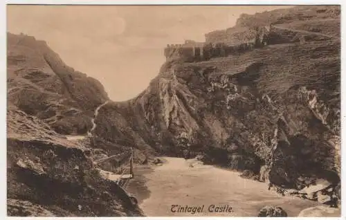 [Ansichtskarte] ENGLAND - Tintagel Castle. 