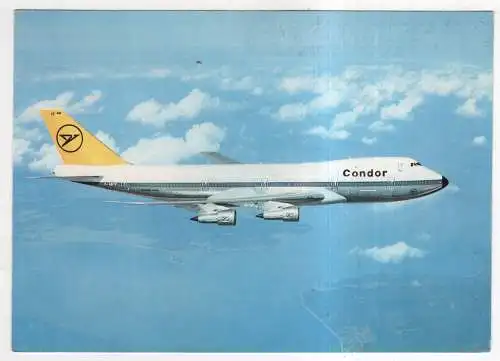 [Ansichtskarte] AIRPLANE / FLUGZEUG - Condor - Boeing 747. 