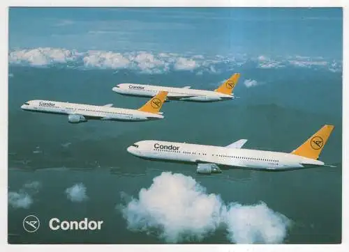 [Ansichtskarte] AIRPLANE / FLUGZEUG - Condor - Boeing 767. 