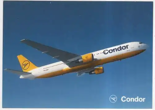 [Ansichtskarte] AIRPLANE / FLUGZEUG - Condor - Boeing 767. 