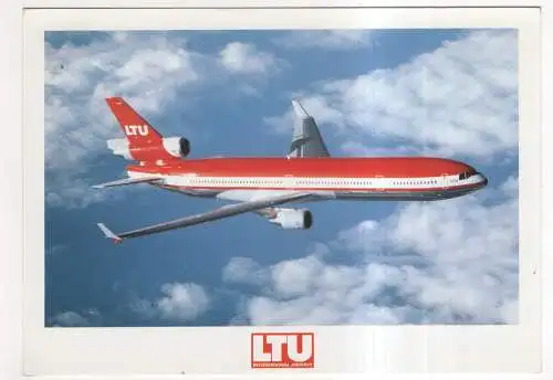 [Ansichtskarte] AIRPLANE / FLUGZEUG - LTU MD 11. 