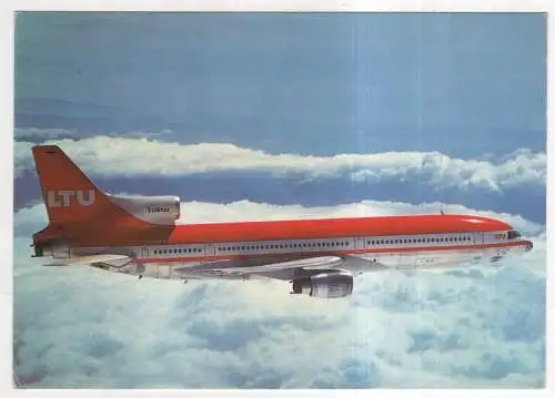 [Ansichtskarte] AIRPLANE / FLUGZEUG - LTU Tristar L-1011-1. 