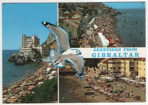 [Ansichtskarte] GIBRALTAR - Views of Catalan Bay. 