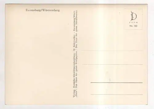 [Ansichtskarte] GERMANY - Ravensburg / Württemberg. 