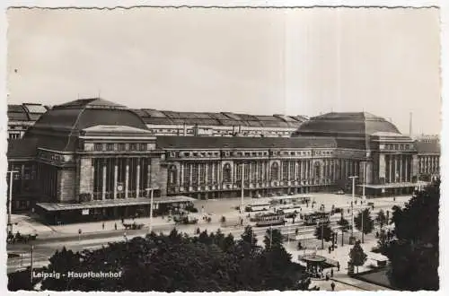 [Ansichtskarte] GERMANY - Leipzig - Hauptbahnhof. 