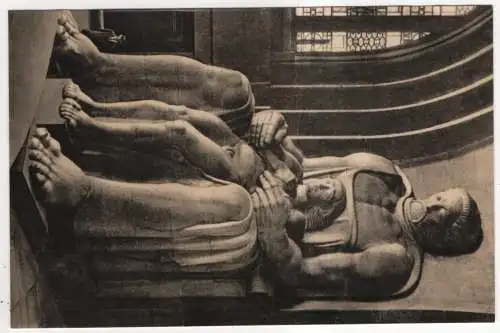 [Ansichtskarte] GERMANY - Leipzig - Völkerschlachtsdenkmal - Riesenfigur in der Ruhmeshalle. 