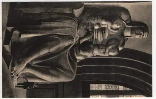 [Ansichtskarte] GERMANY - Leipzig - Völkerschlachtsdenkmal - Riesenfigur in der Ruhmeshalle Volkskraft. 