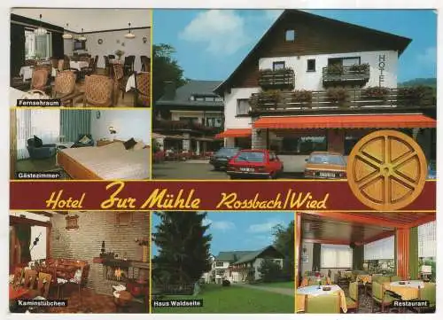 [Ansichtskarte] GERMANY - Roßbach / Wied - Hotel Pension Zur Mühle. 