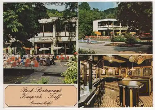 [Ansichtskarte] GERMANY - Schleiden - Gemünd - Park-Restaurant mit Kurpark-Treff im Kurhaus Gemünd. 