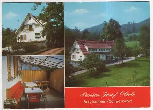 [Ansichtskarte] GERMANY - Berghaupten / Schwarzwald - Pension Josef Oberle. 