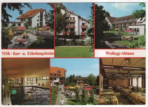 [Ansichtskarte] GERMANY - Wolfegg - Alttann - VDK-Kur- und Erholungsheim. 